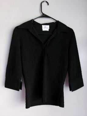 Byer California Black Textured top